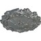 Ekena Millwork Plymouth Ceiling Medallion (Fits Canopies up to 1 5/8"), Hand-Painted Platinum, 16 3/4"OD x 1 3/8"P CM16PLPLS - alternate 3